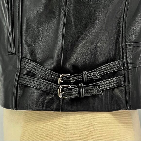 BELLE & BLOOM Just Freinds Leather Moto Jacket M - Picture 10 of 14